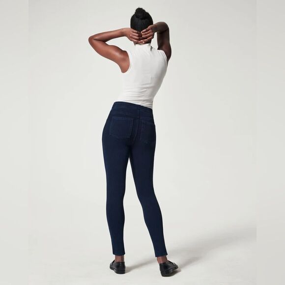 SPANX Jean‑ish Jean-ish Ankle Leggings in Twilight Rinse Size 2X Petite - Picture 9 of 14